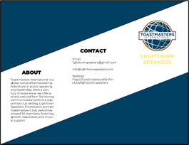 lighttown speakers pamphlet